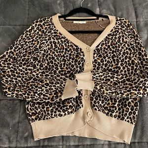 Leopard print sweater